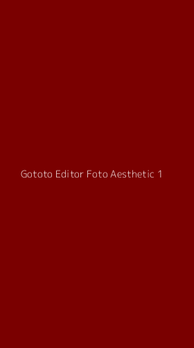 Tampilan Antarmuka Aplikasi Gototo Editor Foto Aesthetic - 1