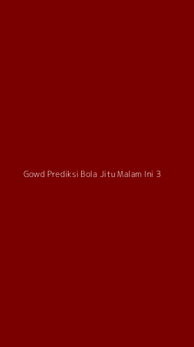 Tampilan Antarmuka Aplikasi Gowd Prediksi Bola Jitu Malam Ini - 3