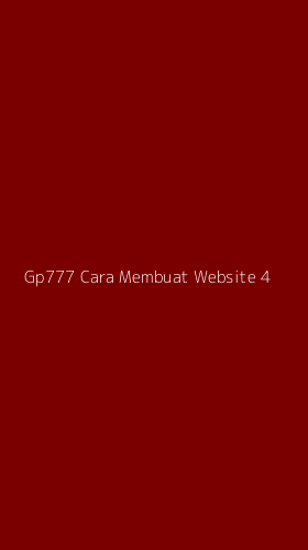 Tampilan Antarmuka Aplikasi Gp777 Cara Membuat Website - 4