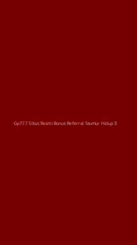 Tampilan Antarmuka Aplikasi Gp777 Situs Resmi Bonus Referral Seumur Hidup - 3