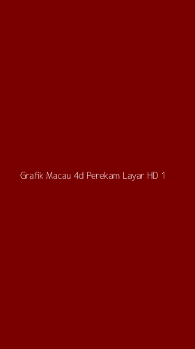 Tampilan Antarmuka Aplikasi Grafik Macau 4d Perekam Layar Hd - 1
