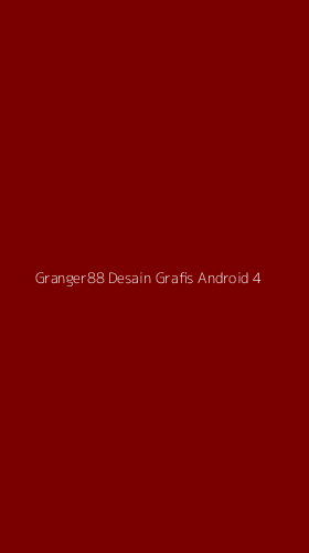 Tampilan Antarmuka Aplikasi Granger88 Desain Grafis Android - 4