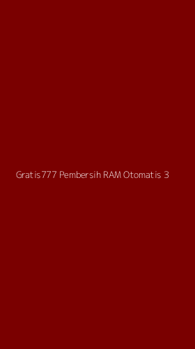 Tampilan Antarmuka Aplikasi Gratis777 Pembersih Ram Otomatis - 3