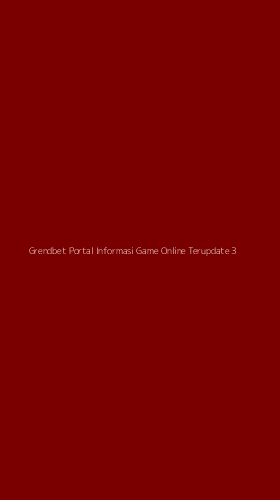 Tampilan Antarmuka Aplikasi Grendbet Portal Informasi Game Online Terupdate - 3