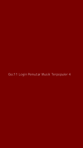 Tampilan Antarmuka Aplikasi Gsc11 Login Pemutar Musik Terpopuler - 4