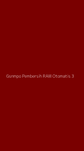 Tampilan Antarmuka Aplikasi Gsnmpo Pembersih Ram Otomatis - 3
