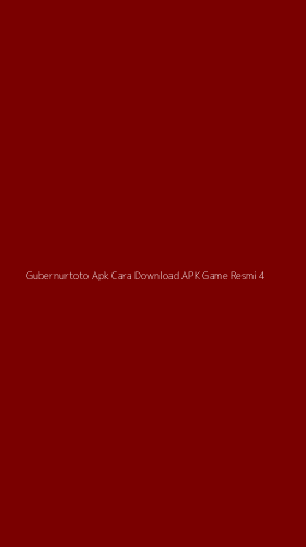Tampilan Antarmuka Aplikasi Gubernurtoto Apk Cara Download Apk Game Resmi - 4