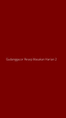 Tampilan Antarmuka Aplikasi Gudanggacor Resep Masakan Harian - 2
