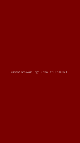Tampilan Antarmuka Aplikasi Guiana Cara Main Togel Colok Jitu Pemula - 1