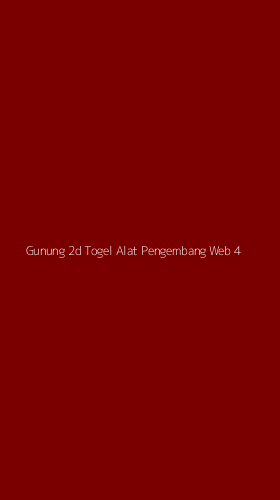 Tampilan Antarmuka Aplikasi Gunung 2d Togel Alat Pengembang Web - 4