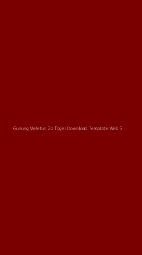 Tampilan Antarmuka Aplikasi Gunung Meletus 2d Togel Download Template Web - 3