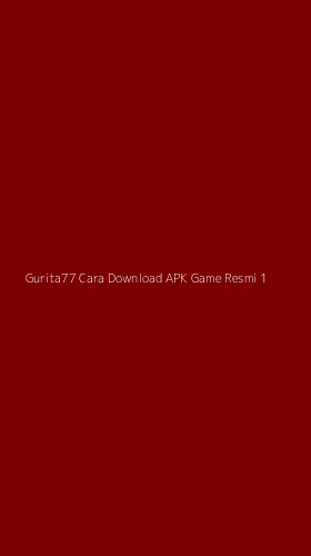Tampilan Antarmuka Aplikasi Gurita77 Cara Download Apk Game Resmi - 1
