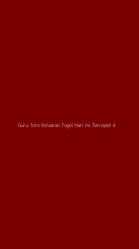 Tampilan Antarmuka Aplikasi Guru Toto Keluaran Togel Hari Ini Tercepat - 4