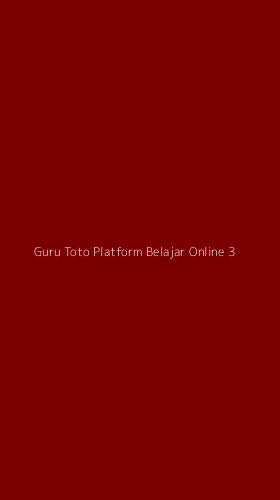 Tampilan Antarmuka Aplikasi Guru Toto Platform Belajar Online - 3