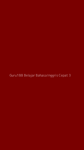 Tampilan Antarmuka Aplikasi Guru188 Belajar Bahasa Inggris Cepat - 3