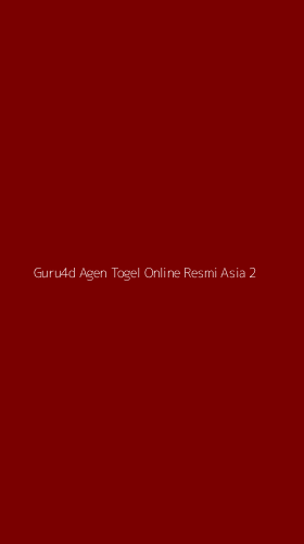 Tampilan Antarmuka Aplikasi Guru4d Agen Togel Online Resmi Asia - 2