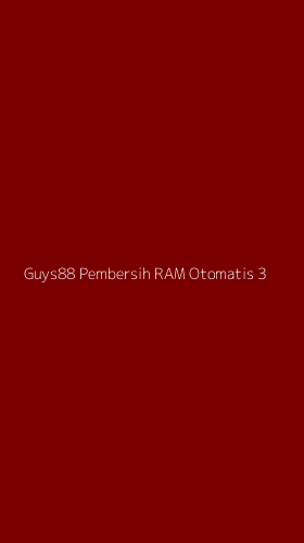 Tampilan Antarmuka Aplikasi Guys88 Pembersih Ram Otomatis - 3
