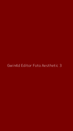 Tampilan Antarmuka Aplikasi Gwin4d Editor Foto Aesthetic - 3