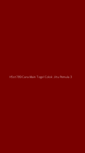 Tampilan Antarmuka Aplikasi H5st789 Cara Main Togel Colok Jitu Pemula - 3