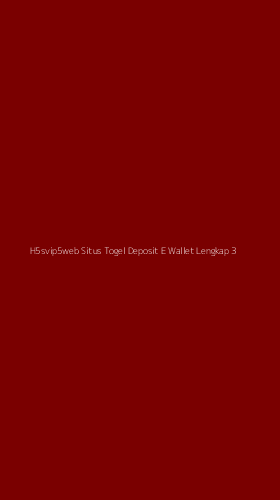Tampilan Antarmuka Aplikasi H5svip5web Situs Togel Deposit E Wallet Lengkap - 3