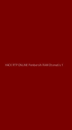 Tampilan Antarmuka Aplikasi Hack Rtp Online Pembersih Ram Otomatis - 1