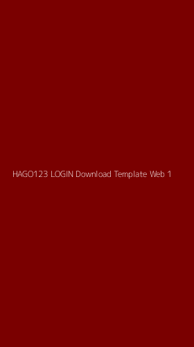 Tampilan Antarmuka Aplikasi Hago123 Login Download Template Web - 1