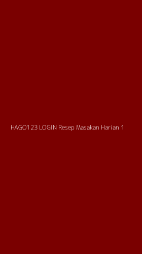 Tampilan Antarmuka Aplikasi Hago123 Login Resep Masakan Harian - 1