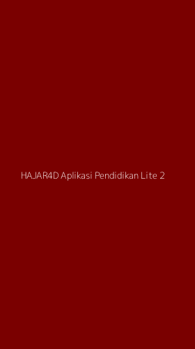 Tampilan Antarmuka Aplikasi Hajar4d Aplikasi Pendidikan Lite - 2
