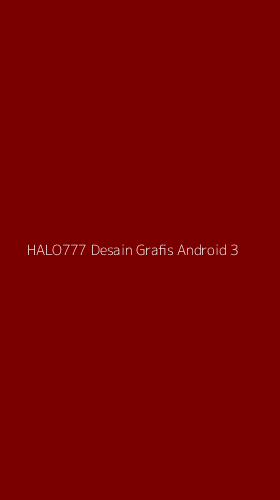 Tampilan Antarmuka Aplikasi Halo777 Desain Grafis Android - 3