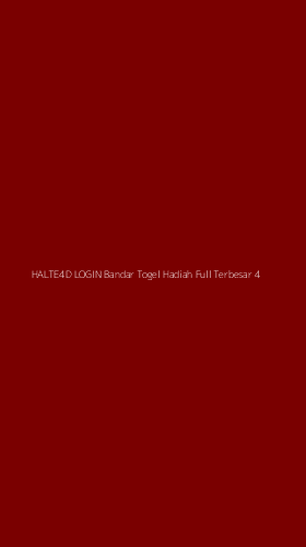 Tampilan Antarmuka Aplikasi Halte4d Login Bandar Togel Hadiah Full Terbesar - 4