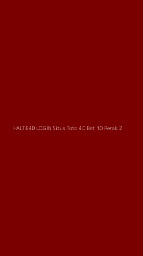 Tampilan Antarmuka Aplikasi Halte4d Login Situs Toto 4d Bet 10 Perak - 2