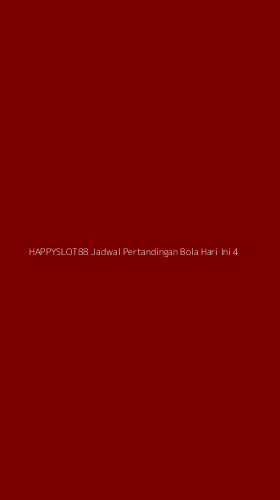 Tampilan Antarmuka Aplikasi Happyslot88 Jadwal Pertandingan Bola Hari Ini - 4