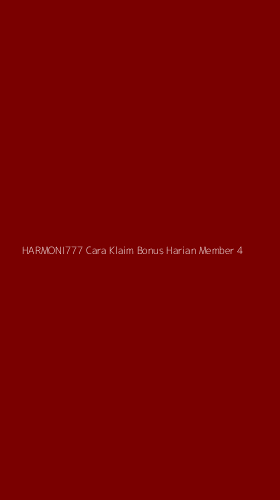 Tampilan Antarmuka Aplikasi Harmoni777 Cara Klaim Bonus Harian Member - 4