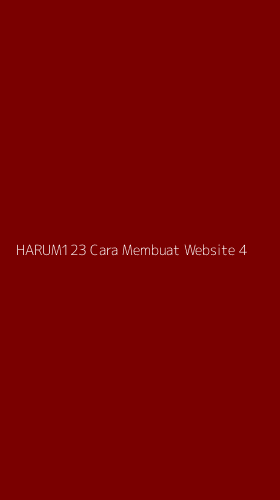 Tampilan Antarmuka Aplikasi Harum123 Cara Membuat Website - 4