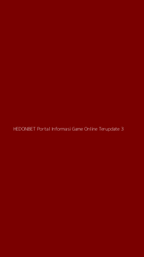 Tampilan Antarmuka Aplikasi Hedonbet Portal Informasi Game Online Terupdate - 3