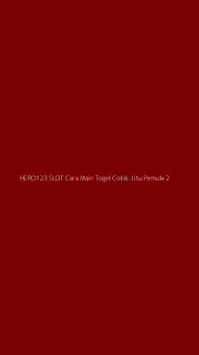 Tampilan Antarmuka Aplikasi Hero123 Slot Cara Main Togel Colok Jitu Pemula - 2