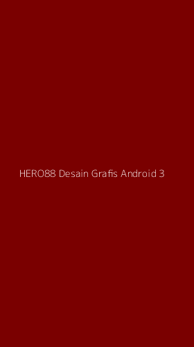 Tampilan Antarmuka Aplikasi Hero88 Desain Grafis Android - 3