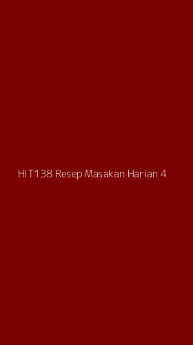 Tampilan Antarmuka Aplikasi Hit138 Resep Masakan Harian - 4