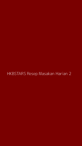 Tampilan Antarmuka Aplikasi Hkbstars Resep Masakan Harian - 2