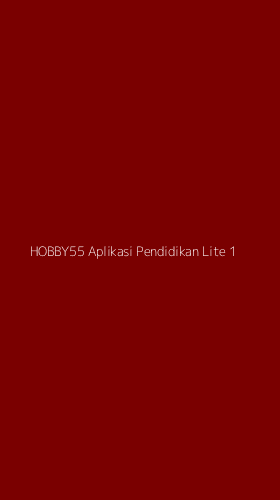 Tampilan Antarmuka Aplikasi Hobby55 Aplikasi Pendidikan Lite - 1