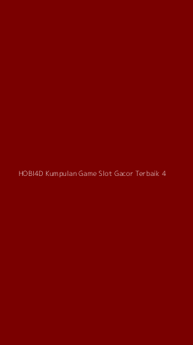 Tampilan Antarmuka Aplikasi Hobi4d Kumpulan Game Slot Gacor Terbaik - 4