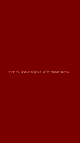 Tampilan Antarmuka Aplikasi Hobi555 Panduan Deposit Dan Withdraw Kilat - 4