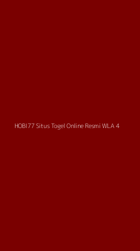 Tampilan Antarmuka Aplikasi Hobi77 Situs Togel Online Resmi Wla - 4