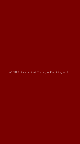 Tampilan Antarmuka Aplikasi Hokbet Bandar Slot Terbesar Pasti Bayar - 4