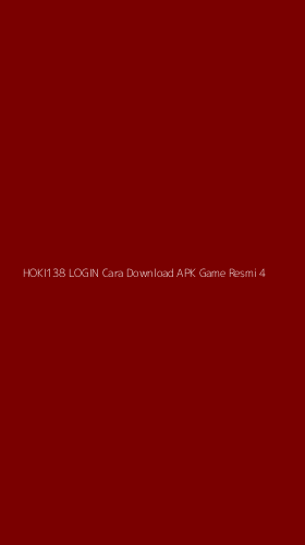 Tampilan Antarmuka Aplikasi Hoki138 Login Cara Download Apk Game Resmi - 4