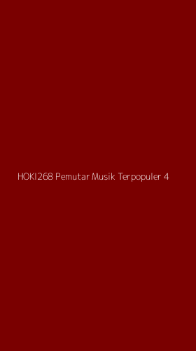 Tampilan Antarmuka Aplikasi Hoki268 Pemutar Musik Terpopuler - 4