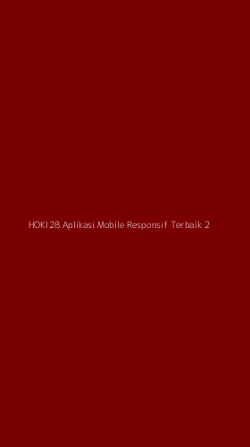 Tampilan Antarmuka Aplikasi Hoki28 Aplikasi Mobile Responsif Terbaik - 2