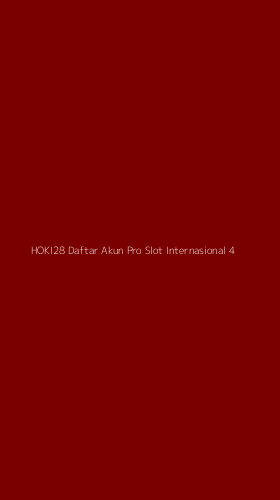 Tampilan Antarmuka Aplikasi Hoki28 Daftar Akun Pro Slot Internasional - 4