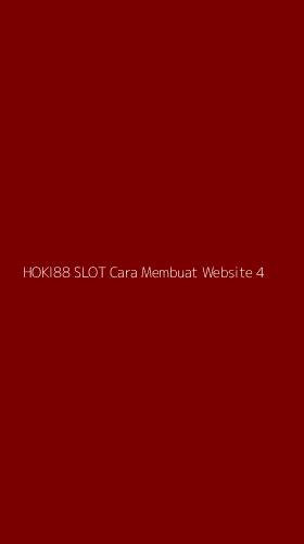 Tampilan Antarmuka Aplikasi Hoki88 Slot Cara Membuat Website - 4