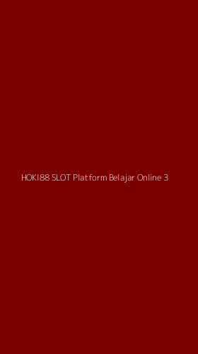 Tampilan Antarmuka Aplikasi Hoki88 Slot Platform Belajar Online - 3